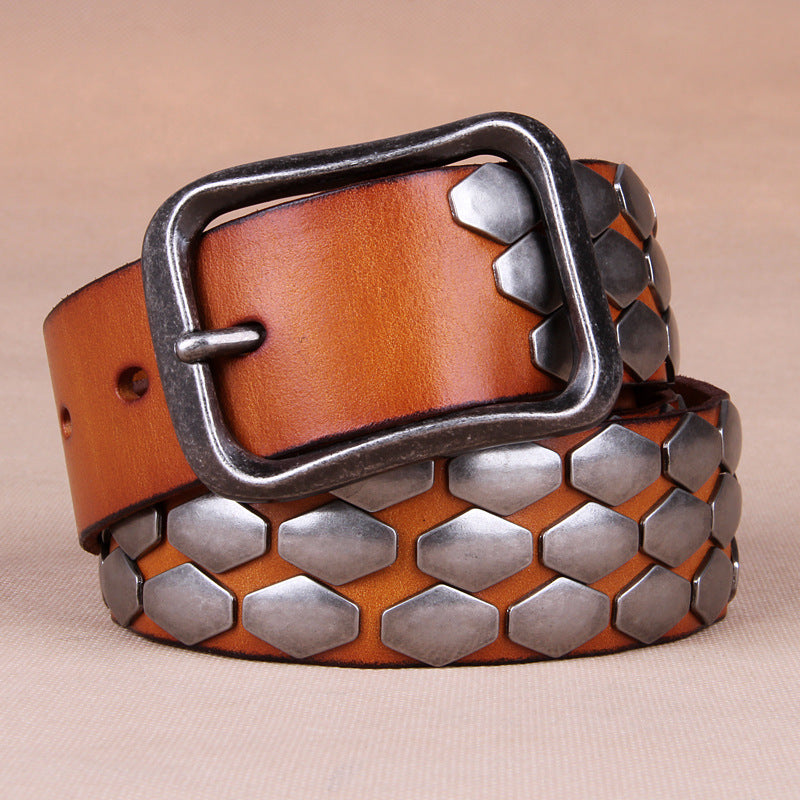 Full-grain Vegetable-tanned Leather Belt