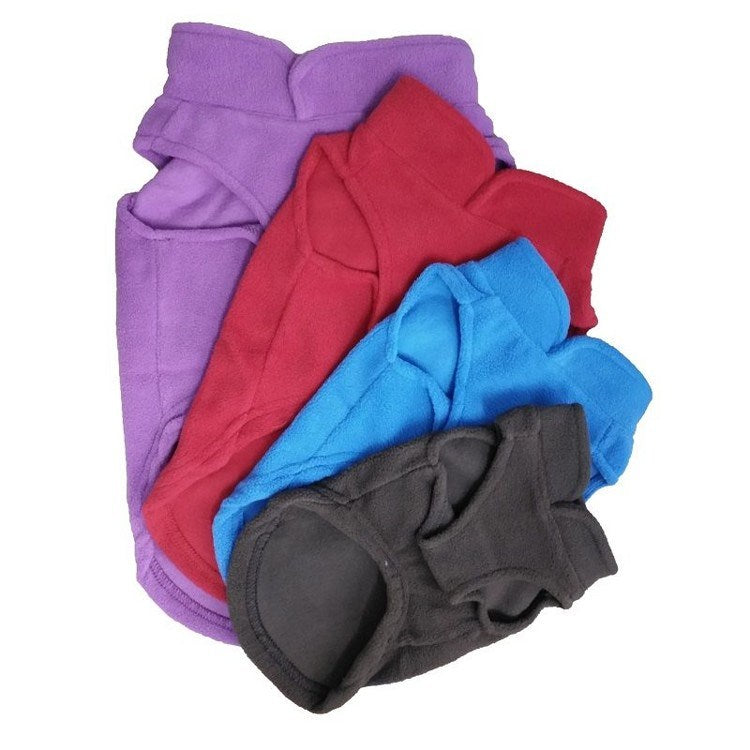 Fleece Pet Dog Clothes Puppy Coat Jacket For Small  Vest