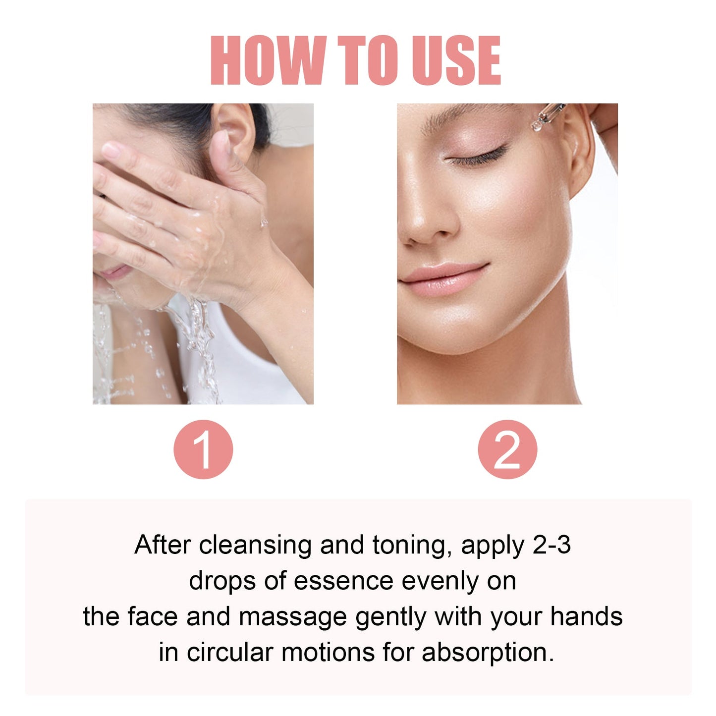 Nicotinamide Essence Tights And Moisturizes Pores, Lighens Acne Marks And Spots, Moisturizes And Brighens Skin