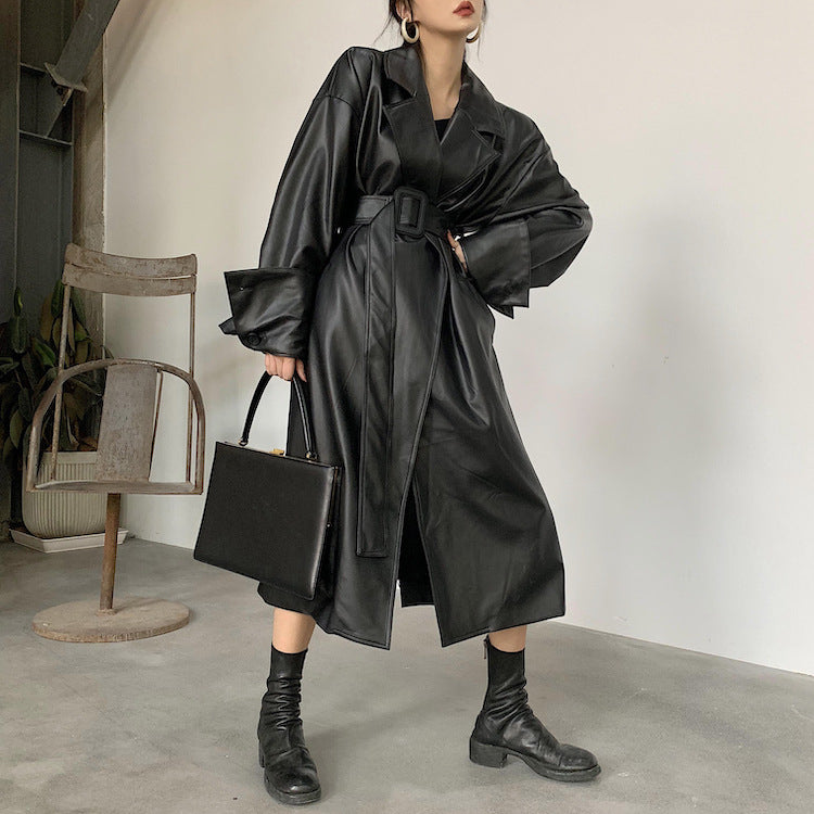 Thickened Plush Leather Jacket for Autumn and Winter