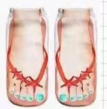 3D-printed Flip-flop Toe Socks