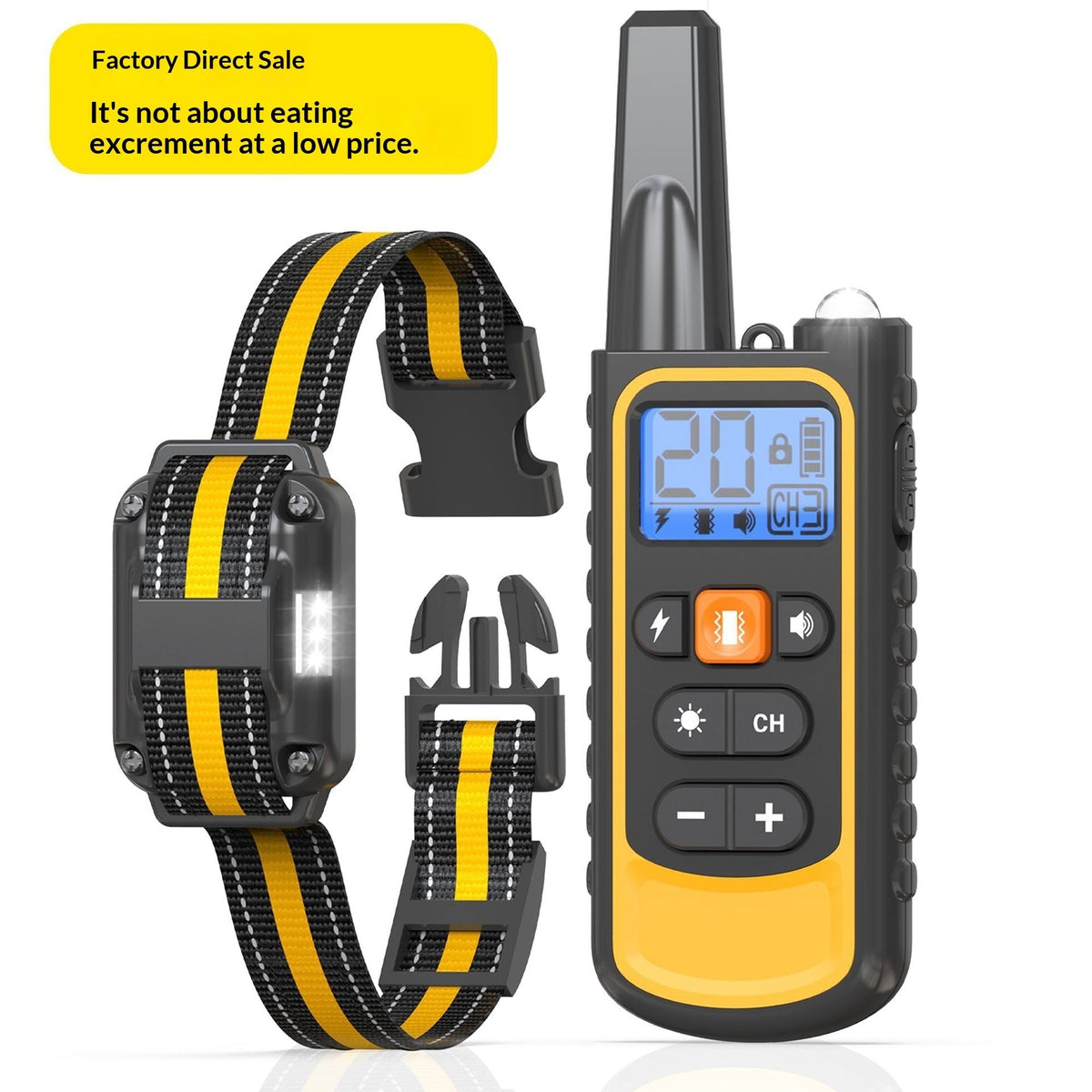 Remote Dog Training Device Anti-Barking Shock Collar