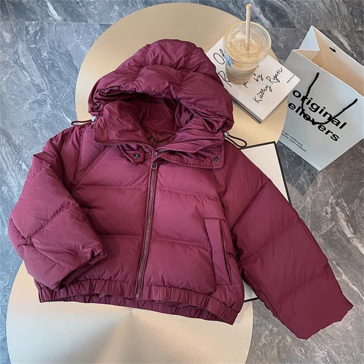 Korean Style Kids Down Jacket for Girls - Winter Warmth