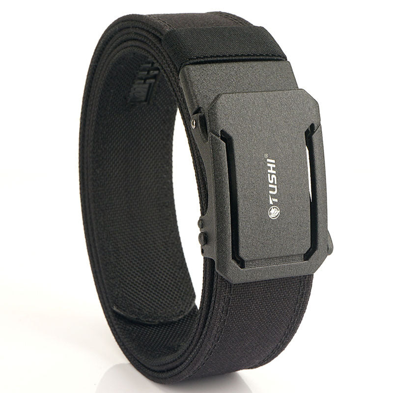 Mens Double-Layer Thickened Tactical Belt