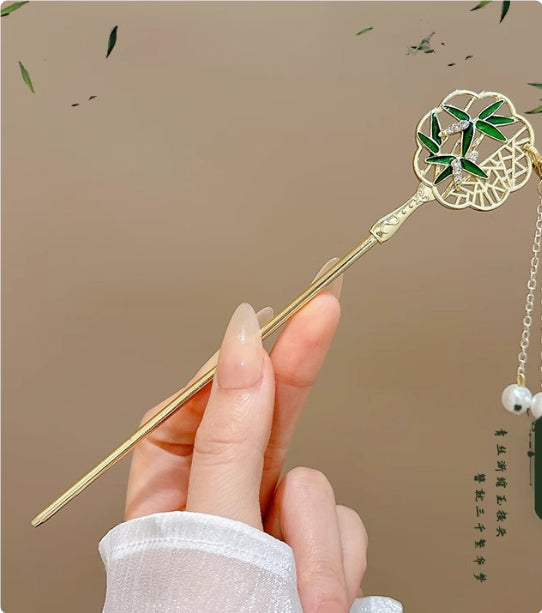 Dress Accessories Hairpin Headwear Antique Style Plate Hairpin