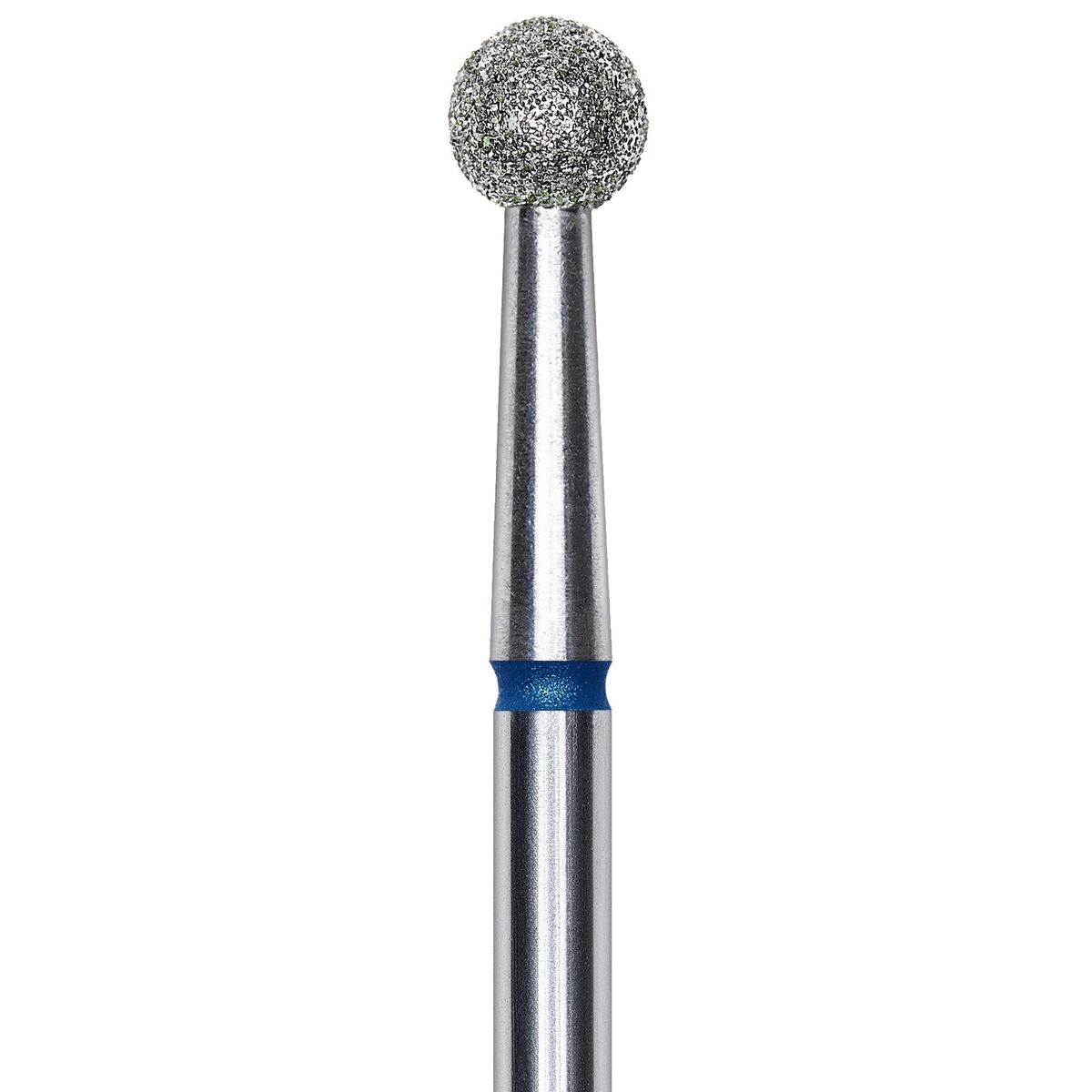 DIAMOND NAIL DRILL BIT, "BALL", BLUE, HEAD DIAMETER 4MM (FA01B040) - STALEKS™