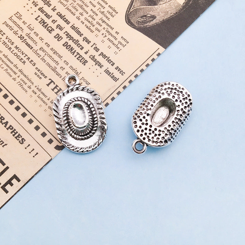 Denim Series Silver Alloy Pendant