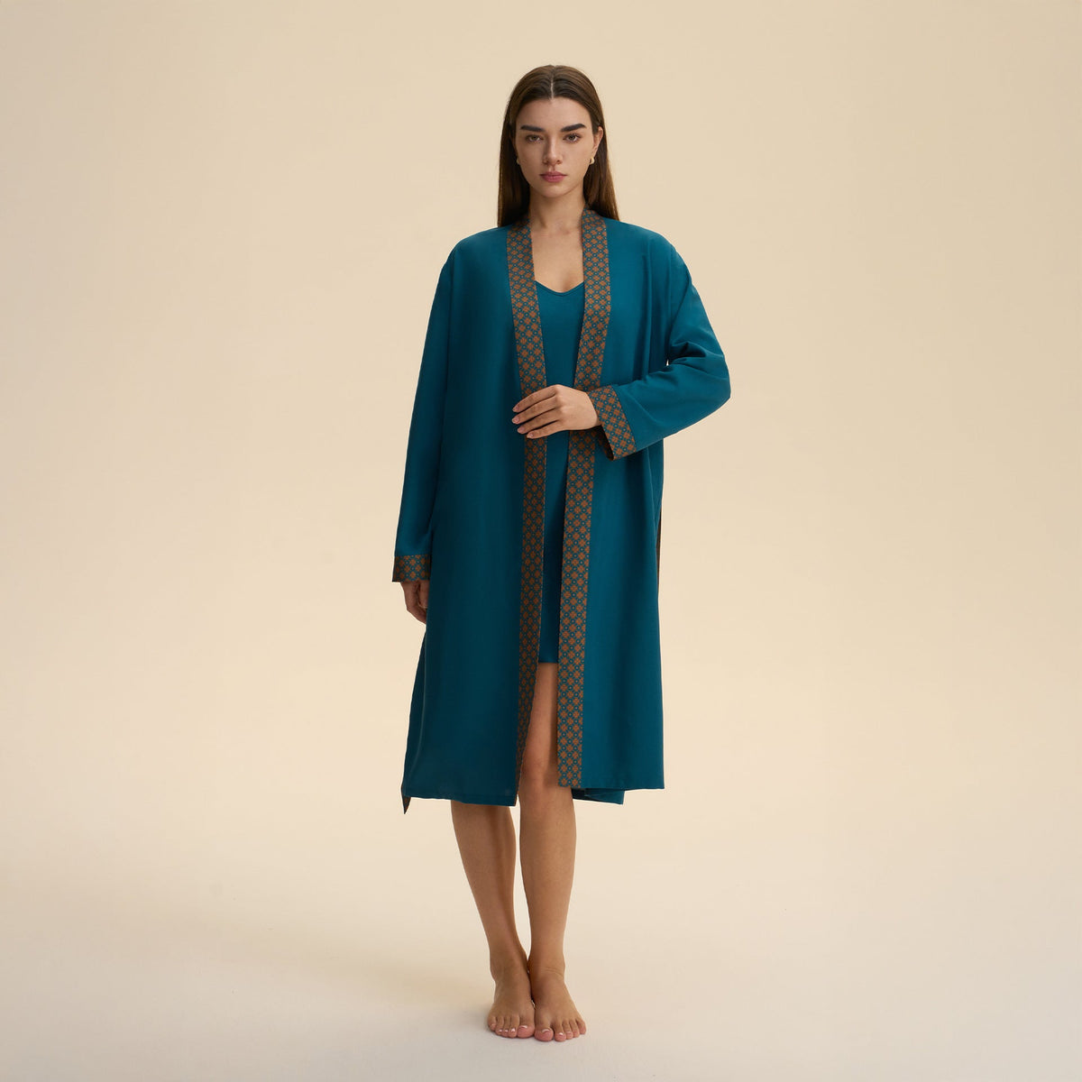 Loose Casual Middle Eastern-style Single Nightgown For Couples Long Cloud-shaped Cotton Loungewear