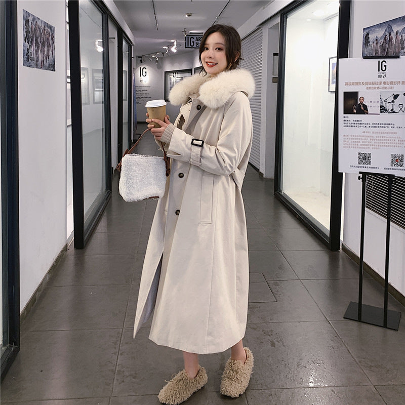 Padded Tooling Jacket with Waist Belt for Women