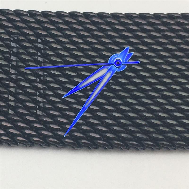 Watch Accessory Luminous Hands Assembly For NH35ANH36A Movement Blued Hands NO4