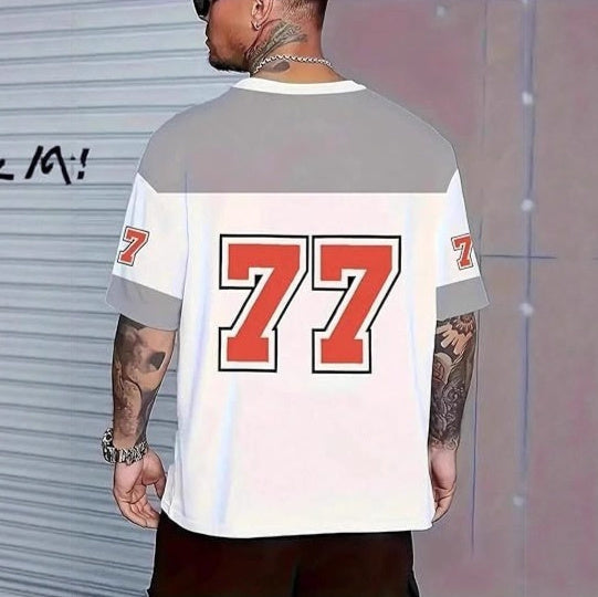American-style Retro Fashion 3D Digital Print American Top