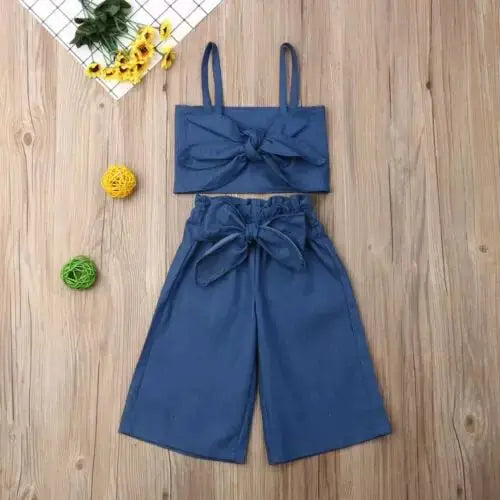 Denim Women's Shirt Set (Shirt Outfit)