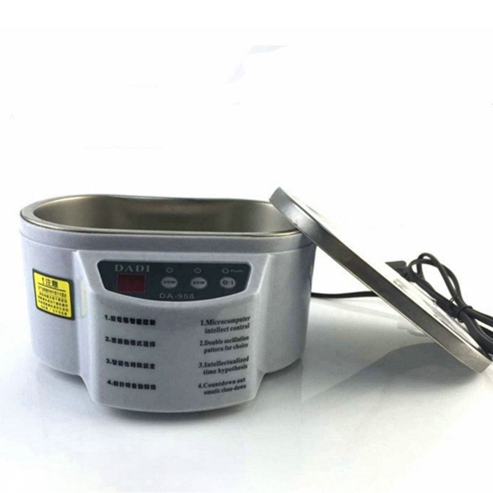600ml Mini Ultrasonic Cleaner Jewelry Glasses Circuit Board Cleaning Machine Intelligent Control Ultrasonic Cleaner Bath