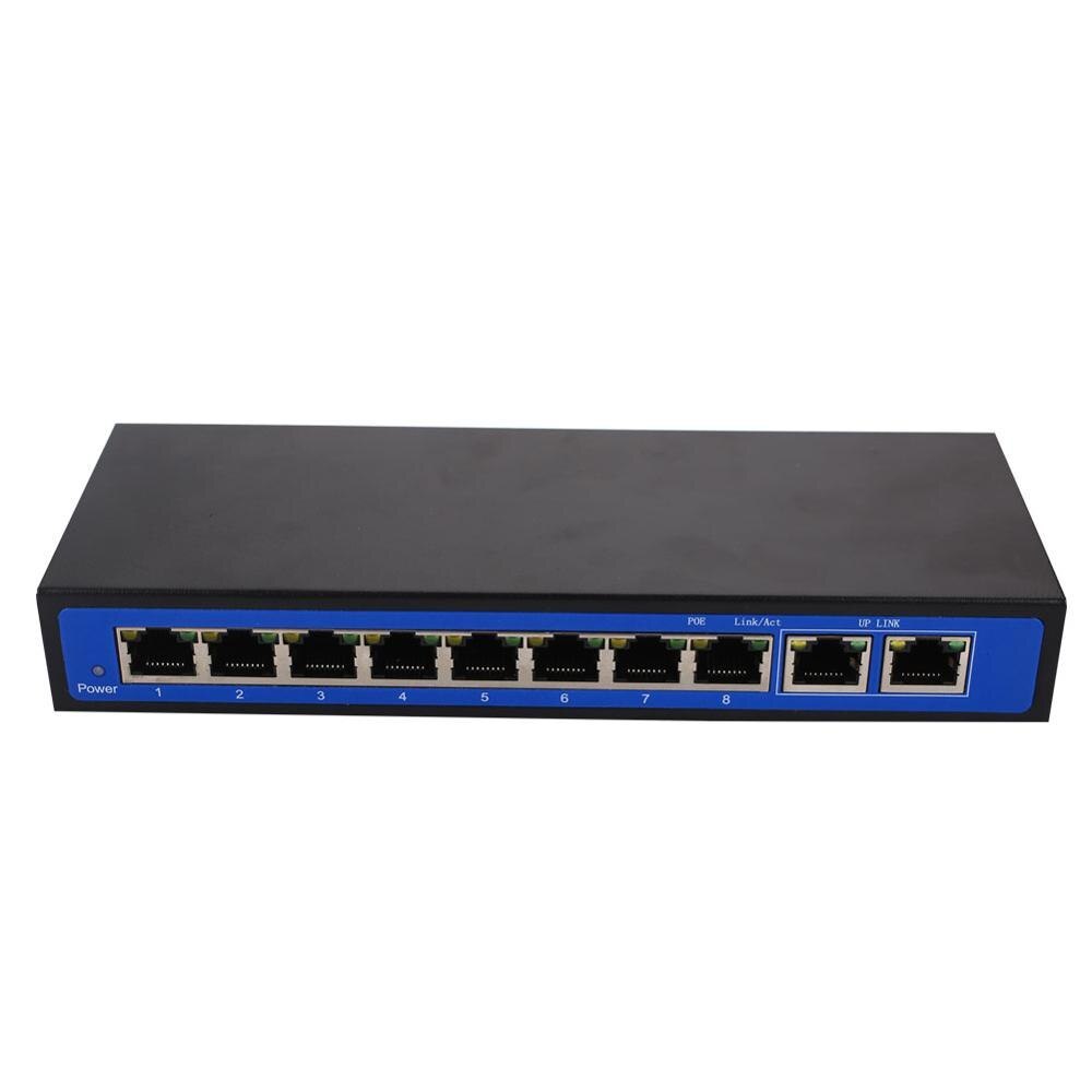 8+2 Power 10-Port 100M PoE Switch
