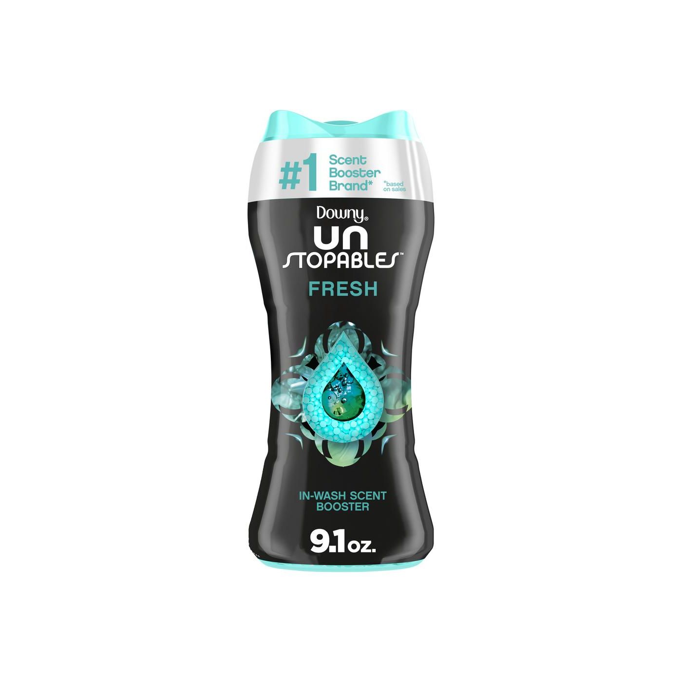 Downy UnStopables Laundry Scent Booster, Fresh Scent, 9.1 Oz