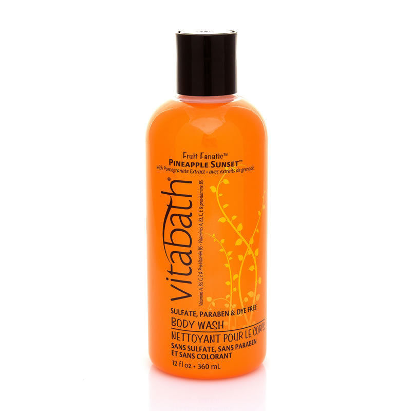 Vitabath Body Wash, Pineapple Sunset With Pomegranate Extract, 12 Oz