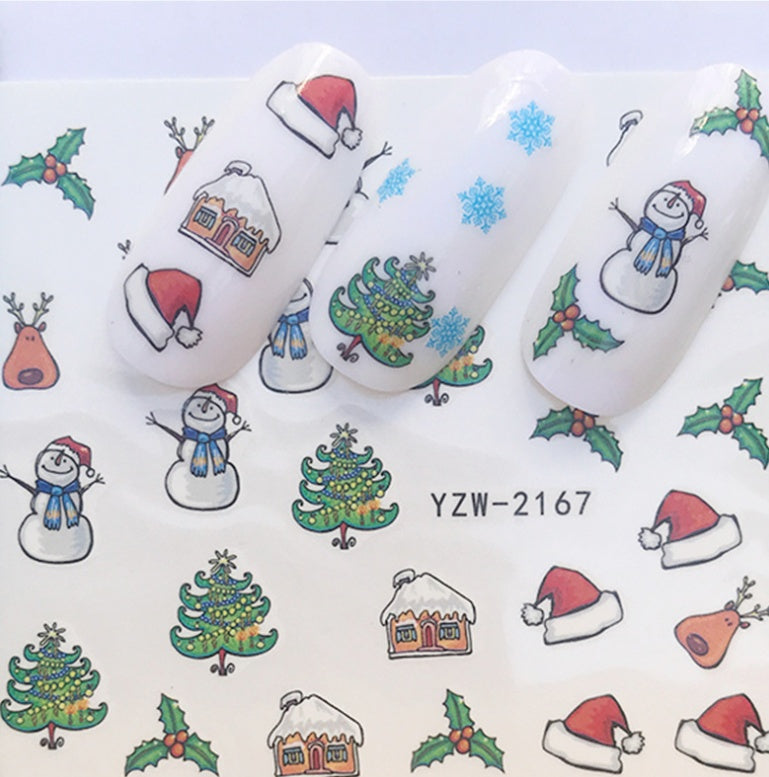 Christmas Water Transfer Nail Stickers