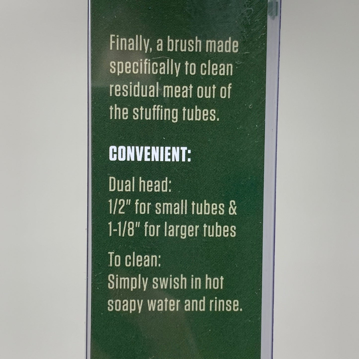 LEM (2 PACK) Tube Cleaning Brush Dual Head for Small or Larger Tubes Scilicone 1360