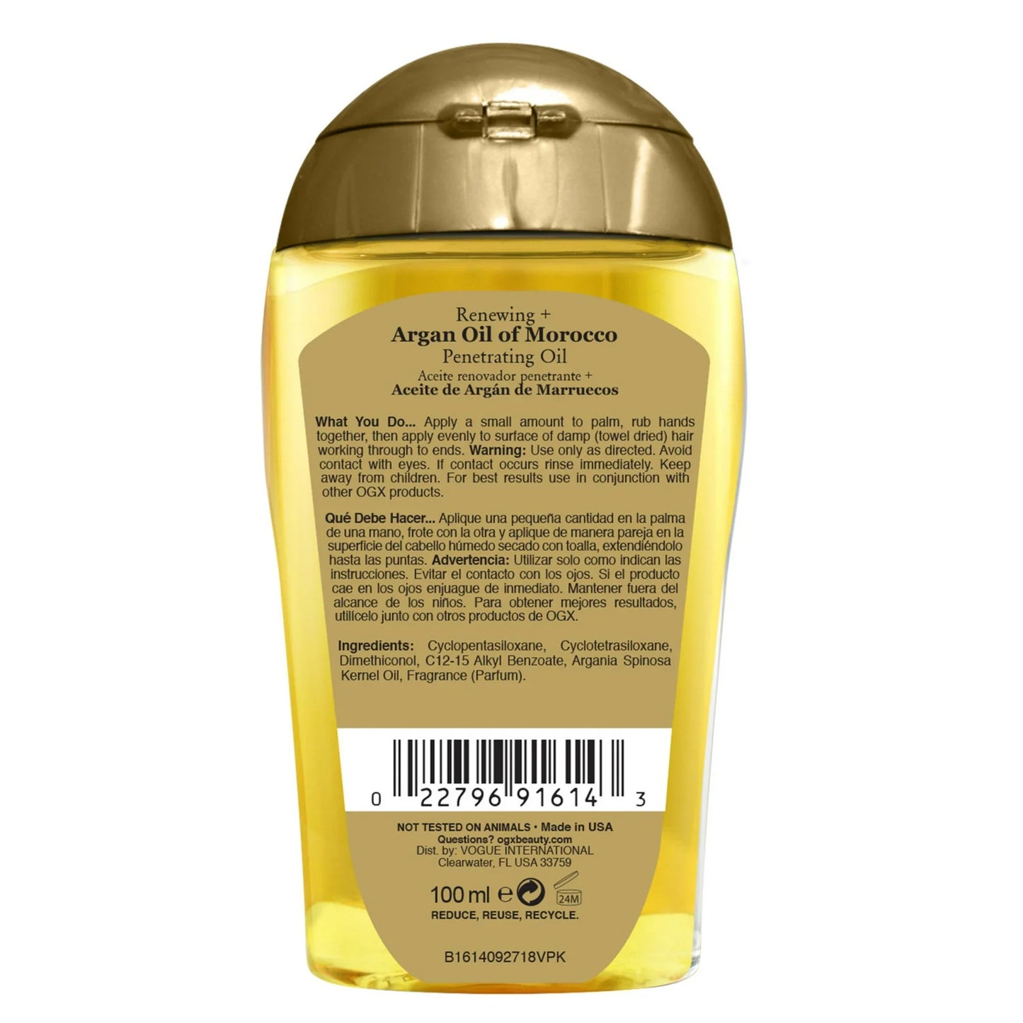 OGX Renewing Argan Oil of Morocco Penetrating Oil all Hair Types