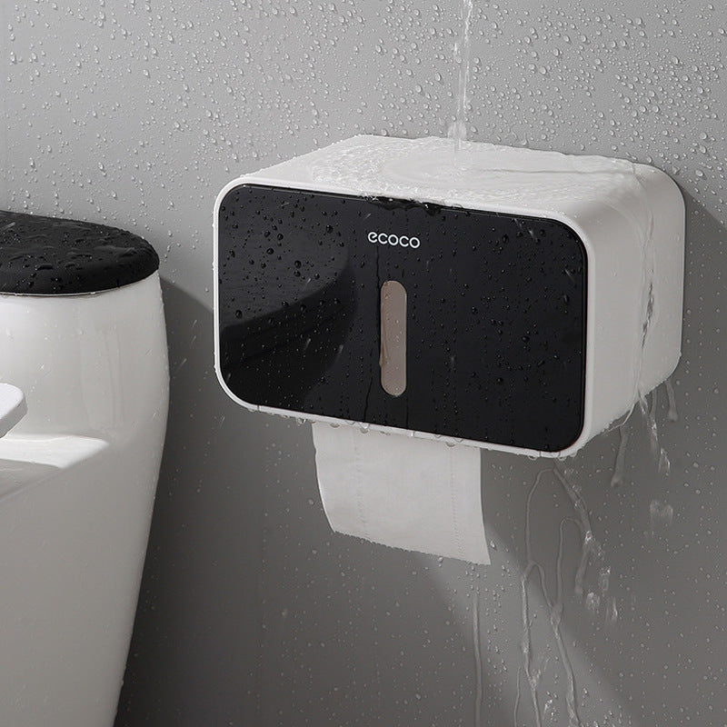 Wall-mounted non-perforated sanitary paper box