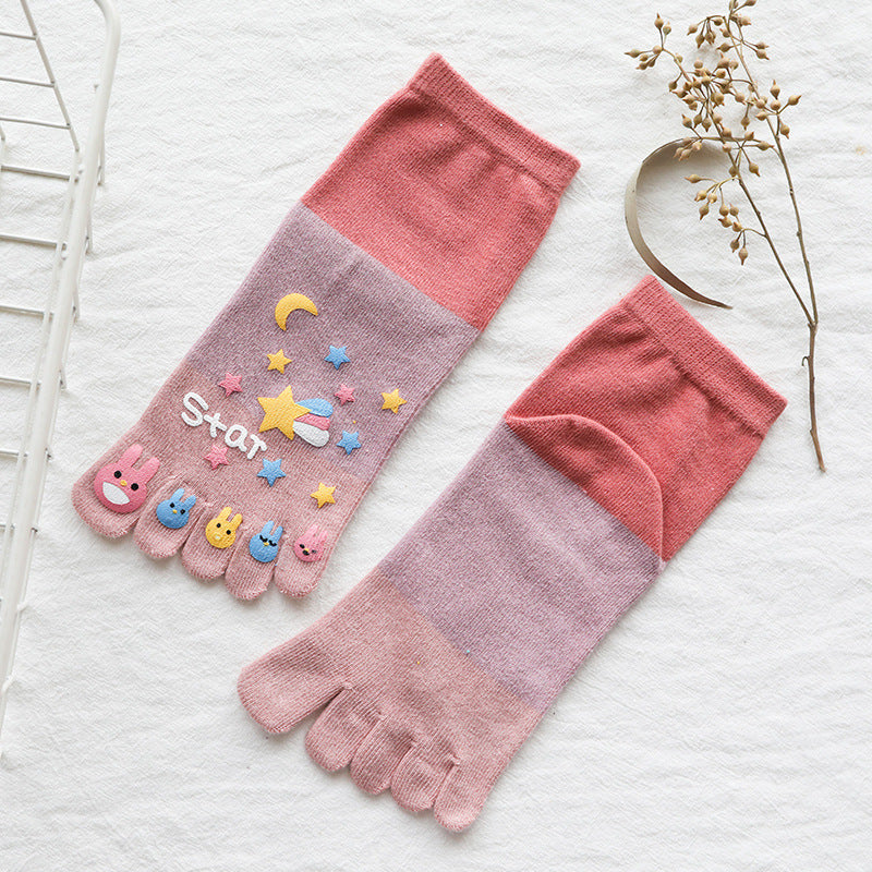 Hosiery Lady Mid-tube Autumn And Winter Thick Cotton Socks
