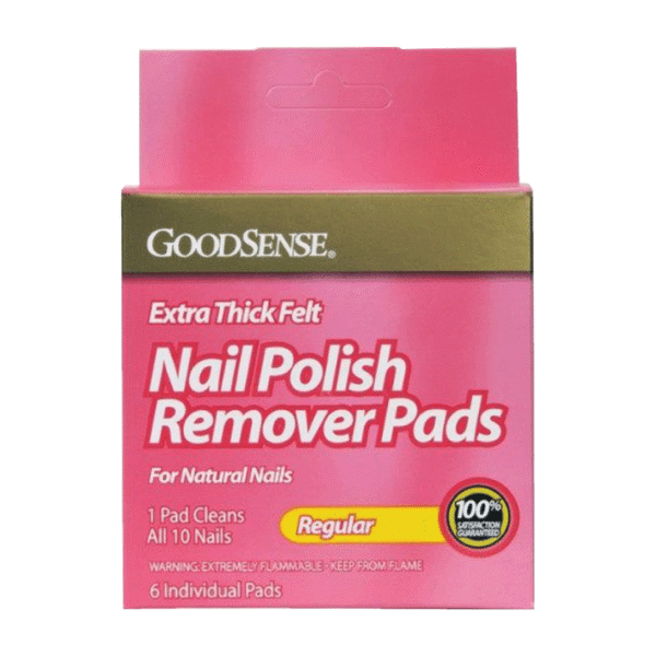 Share Goodsense Nail Polish Remover Pads 6CT 1/24