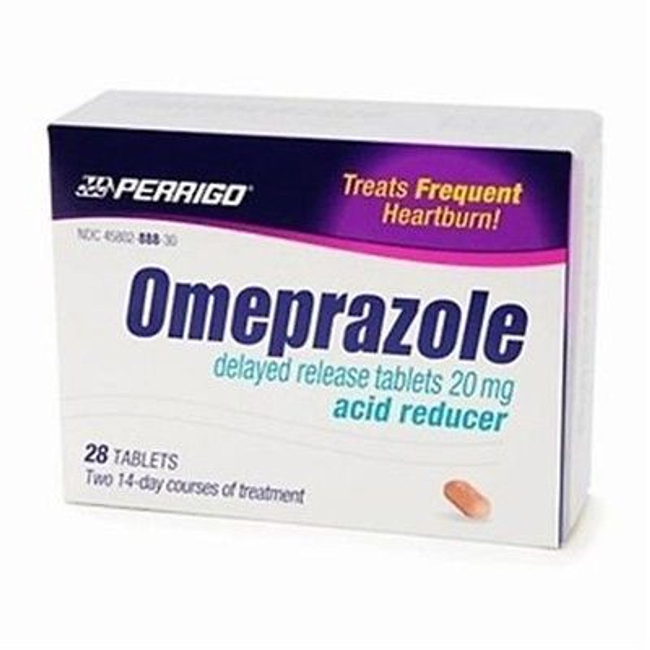 Perrigo Omeprazole 20 mg Delayed-Release Tablet, 28 EA
