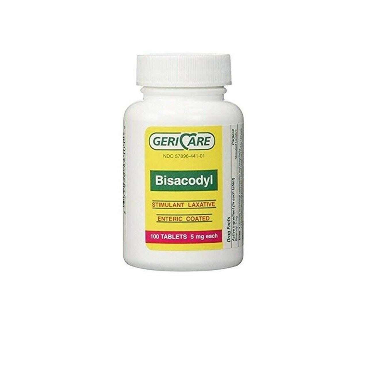 Bisacodyl 5mg Stimulant Laxative – 100 Enteric Coated Tablets – Gentle Overnight Constipation Relief