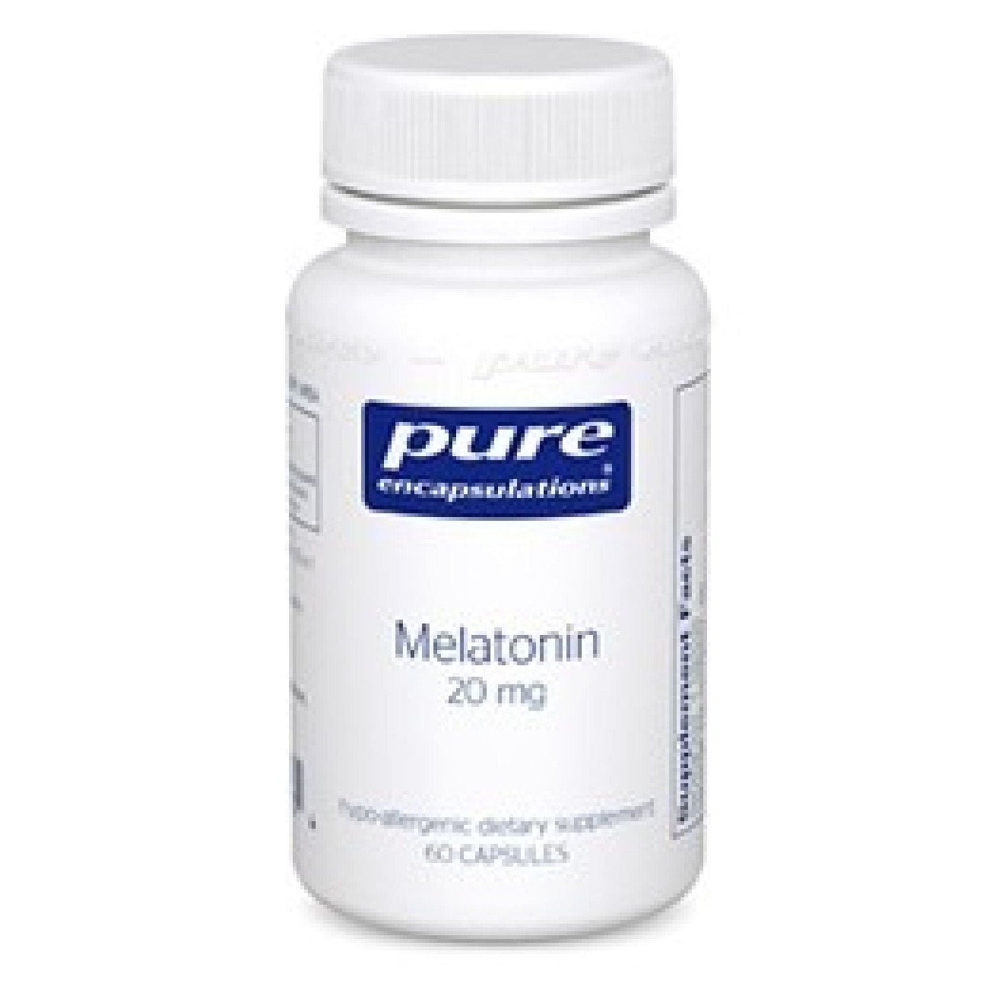 Pure Encapsulations Melatonin 20 Mg, 60 Capsules