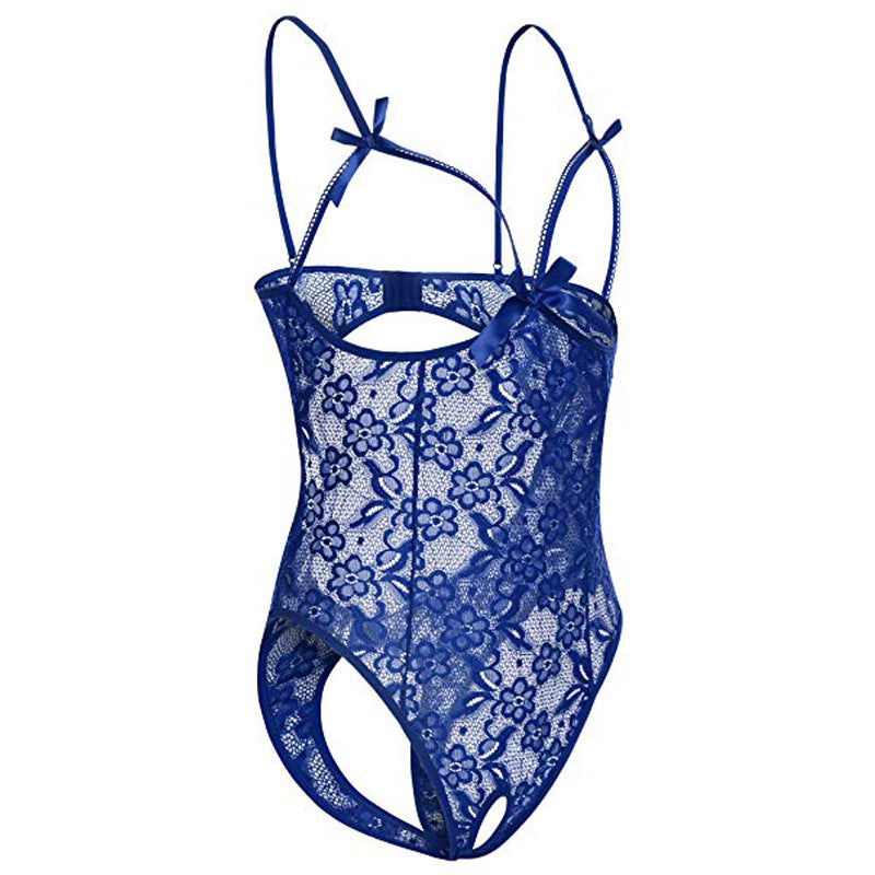 Sexy Lingerie Sexy Sleepwear Open-End Jumpsuit