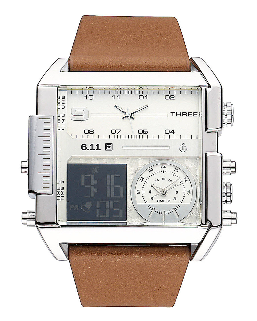 611 Date Countdown Waterproof Electronic Watch