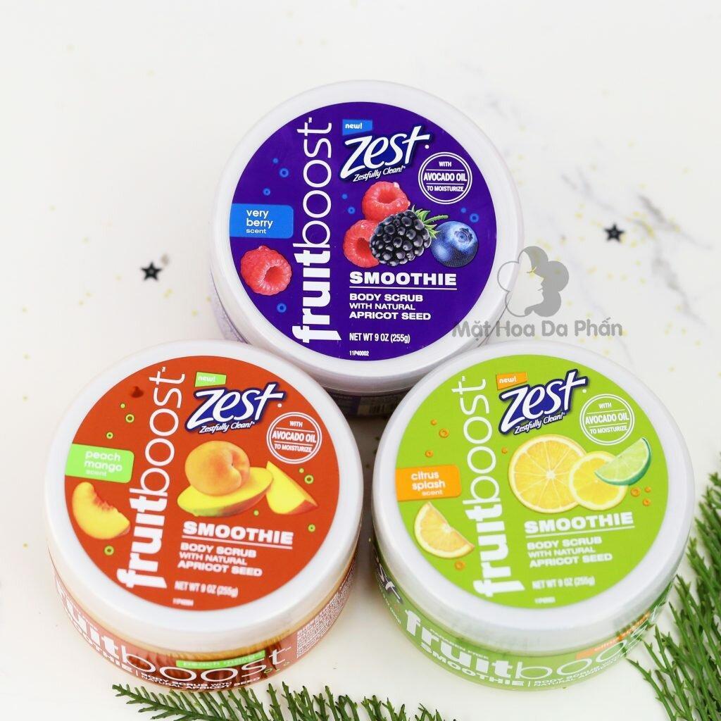 Zest Fruitboost Smoothie Body Scrub Citrus Splash
