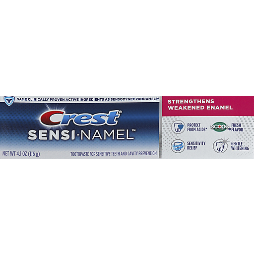 Crest Sensi-Namel Toothpaste, Scope Fresh Flavor
