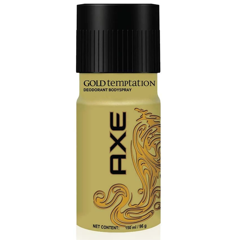 AXE Gold Temptation Deodorant Body Spray For Men 4 Oz. Can