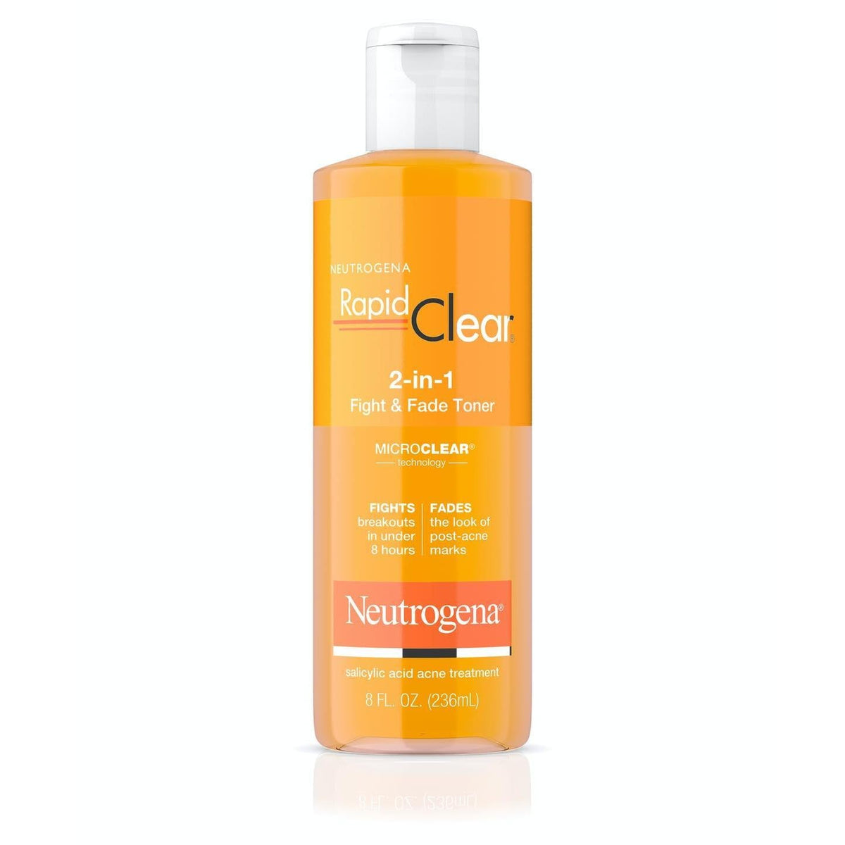 Neutrogena Rapid Clear 2-In-1 Fight & Fade Acne Toner, 8 Fl. Oz