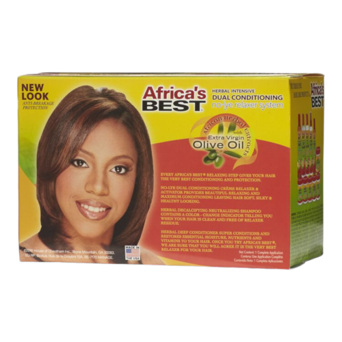 Africa's Best No-Lye Dual Conditioning Relaxer System - Regular