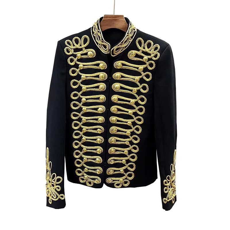 Gold Rope Slim Jacket for Gentlemen's Court Suit