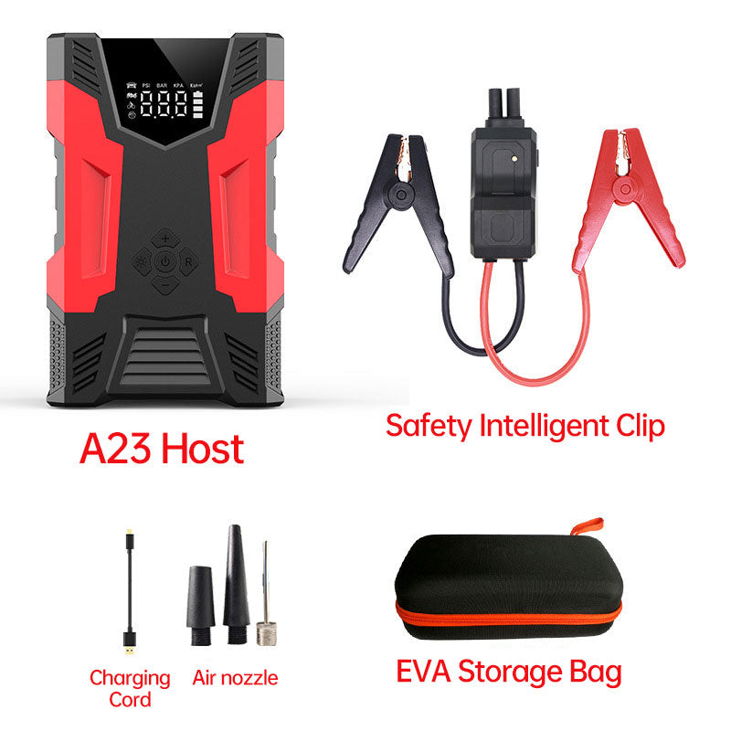 12V Lithium  Booster Jump Starter and Air Compressor