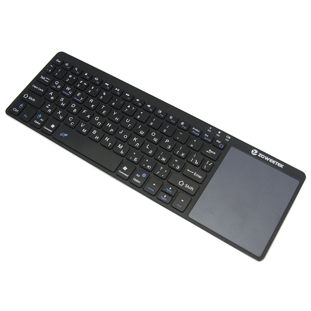 Zoweetek K12BT-1 Mini Wireless Bluetooth Keyboard with Touchpad