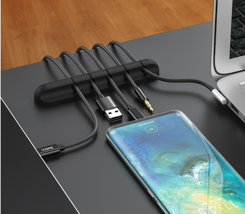 Silicone Cable Management Clips