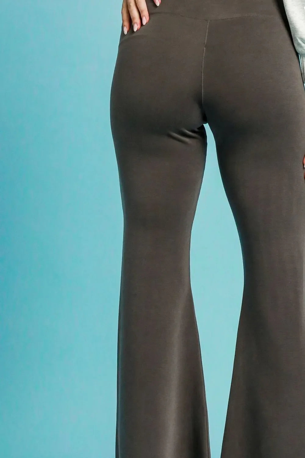 Umgee High-Waisted Flare Leggings