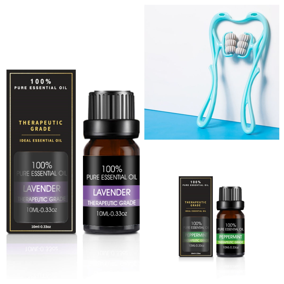 Organic Essential Oils Set Top Sale  Natural Therapeutic Grade Aromatherapy Oil Gift Kit For Diffuser