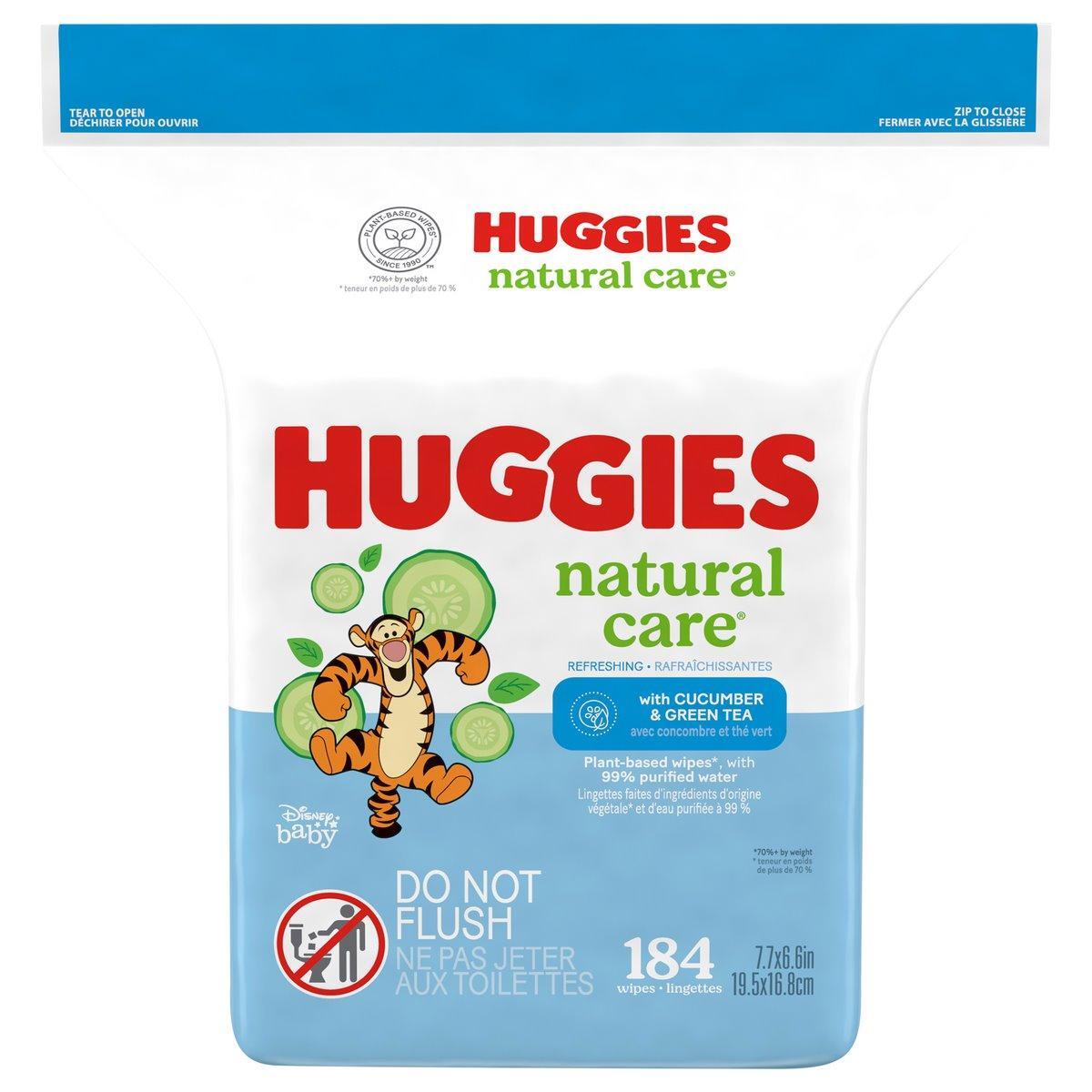 Huggies® Natural Care® Refreshing Baby Wipes Refill, 184-Pack