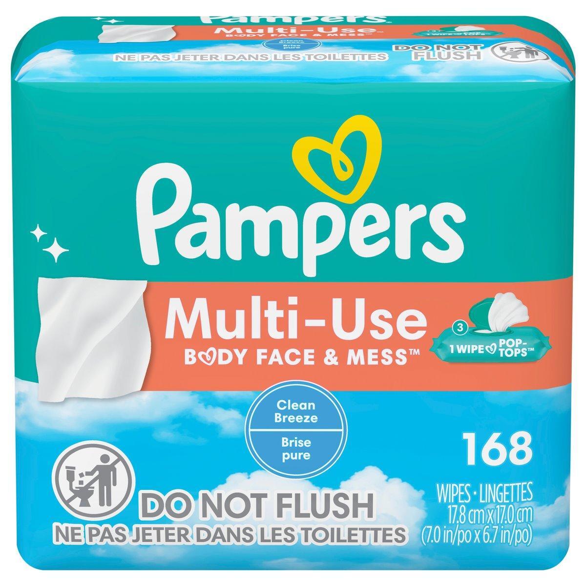 Pampers Wipes, Multi Use, Clean Breeze