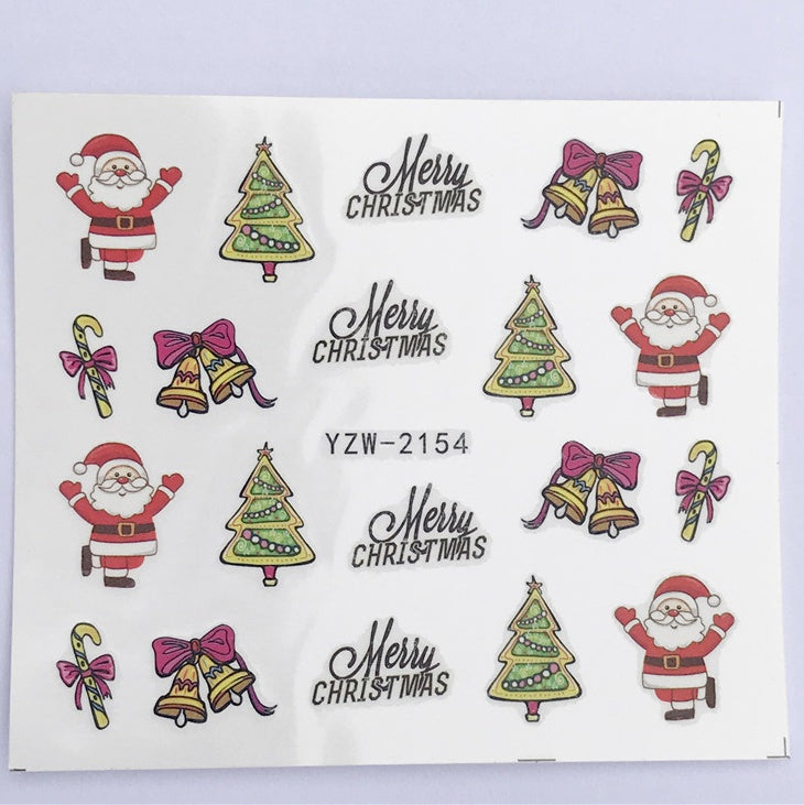 Christmas Water Transfer Nail Stickers