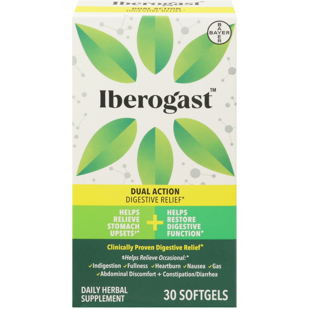 Iberogast™ Dual Action Digestive Relief Gelcap SFG, 30 EA