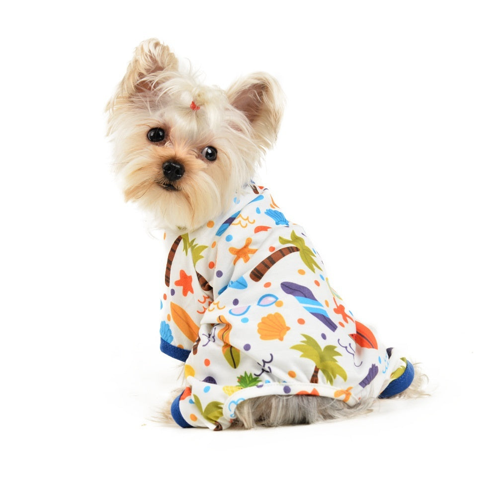 Cartoon Cute Pet Print Jumpsuit