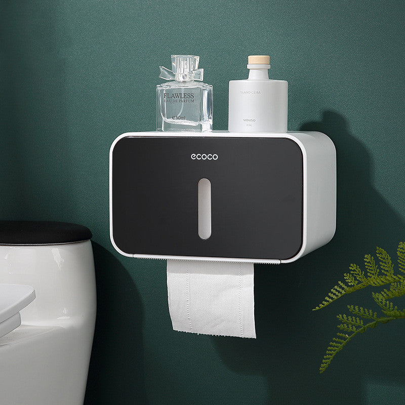 Wall-mounted non-perforated sanitary paper box
