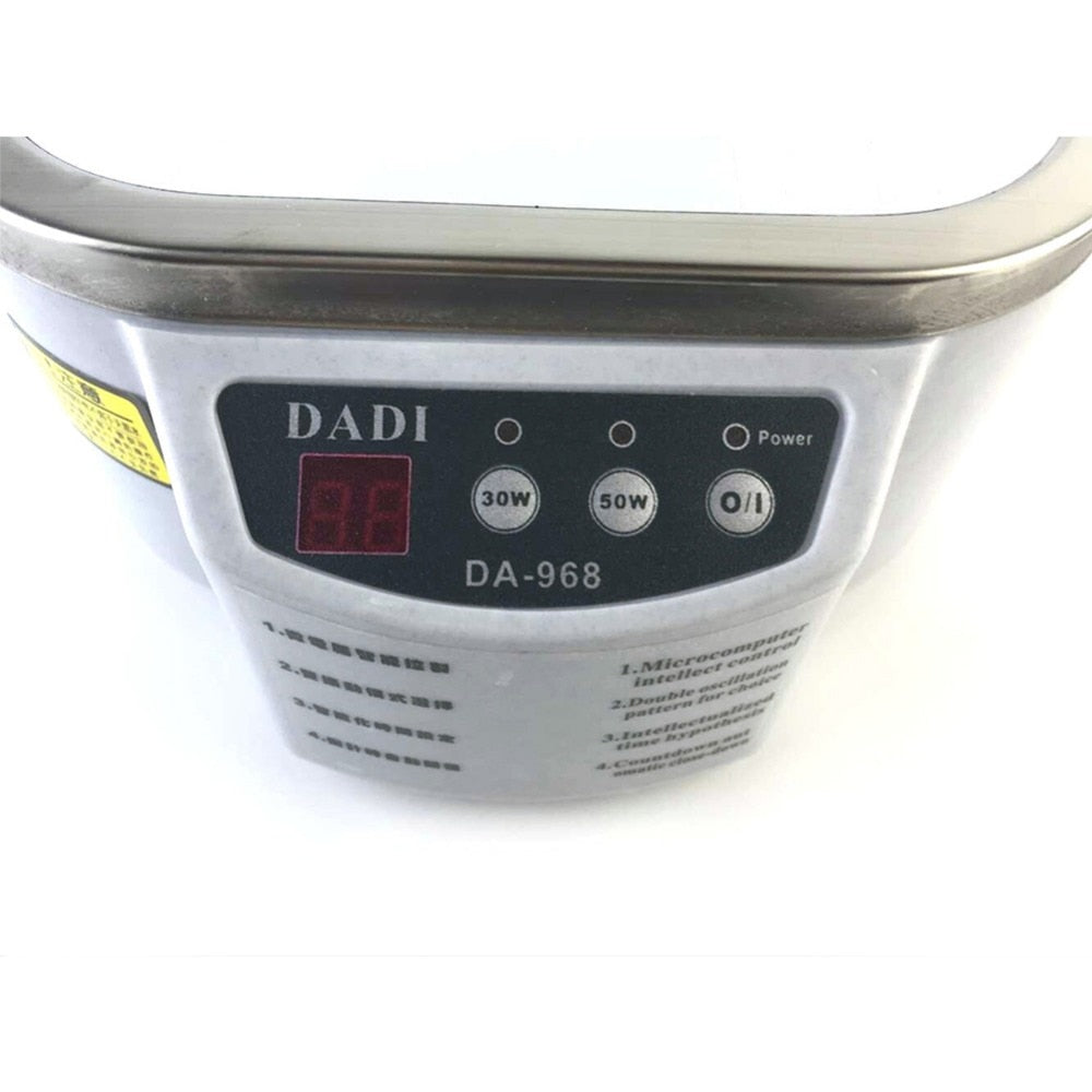 600ml Mini Ultrasonic Cleaner Jewelry Glasses Circuit Board Cleaning Machine Intelligent Control Ultrasonic Cleaner Bath