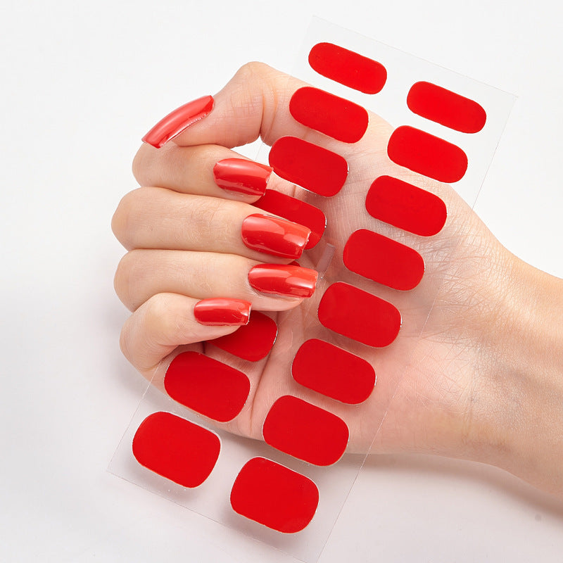 Waterproof Long Lasting Nail Stickers Letter Color